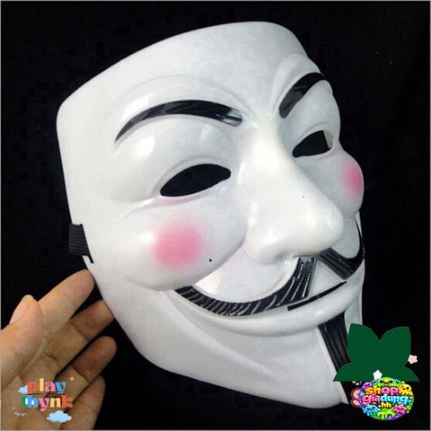 Mặt Nạ Cosplay V cho Vendetta - Phụ Kiện Halloween, Đảng Ẩn Danh, Trang Đồ Độc Đáo, Quà Tặng Bữa Tiệc