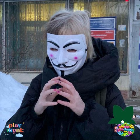 Mặt Nạ Cosplay V cho Vendetta - Phụ Kiện Halloween, Đảng Ẩn Danh, Trang Đồ Độc Đáo, Quà Tặng Bữa Tiệc