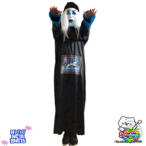 Bộ Trang Phục Ma Cương Thi Halloween - Phụ Kiện Kinh Dị Cho Bữa Tiệc Hóa Trang & Cosplay Cực Chất