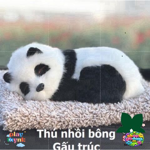 Thú bông thỏ kèm âm thanh vui nhộn cho chó mèo - Gấu bông trang trí ô tô, nhà cửa, thân thiện môi trường