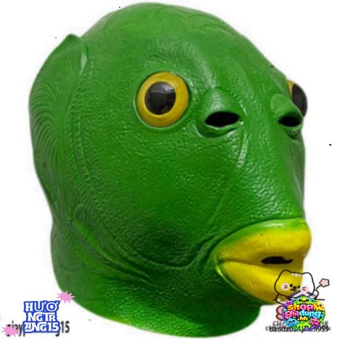 Mặt Nạ Ếch và Mặt Nạ Cá Xanh Vui Nhộn - Phụ Kiện Hóa Trang Độc Đáo Cho Tiệc Tùng Và Lễ Hội