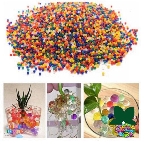 Hạt Tinh Thể Nở 1000 Viên Trang Trí Cắm Hoa - Decor Đám Cưới, Tiệc Tùng Đẹp, An Toàn, Đầy Màu Sắc