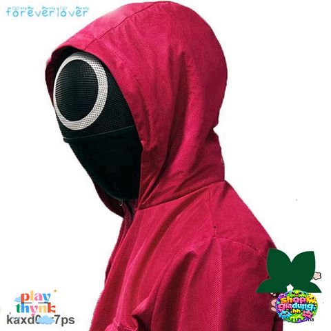 Khẩu Trang Squid Game Độc Đáo Cho Người Lớn & Trẻ Em - Mặt Nạ Hóa Trang Halloween Chất Lượng Cao, Quà Tặng Thời Trang Fandom