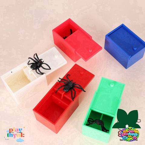 Tất Chơi Khăm Bò Cạp Bọ Xít Gỗ - Hộp Nhện Giả Hài Hước Dành Cho Trẻ Em và Người Lớn, Vui Chơi Mọi Dịp