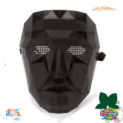 Mặt nạ Boss Squid Game - Phụ kiện Halloween độc đáo, cosplay ấn tượng cho tín đồ phim con mực