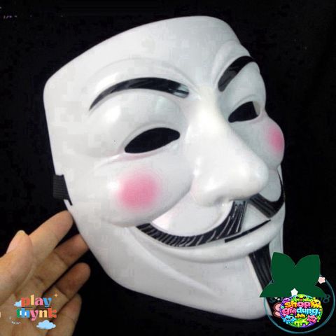 Mặt Nạ Hacker Anonymous Đặc Biệt - Phụ Kiện Thời Trang Cosplay Bí Ẩn Cho Bữa Tiệc Hóa Trang và Sự Kiện Công Nghệ