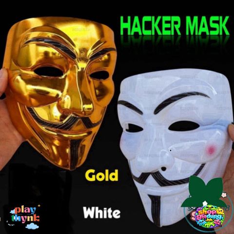 Mặt Nạ Hacker Anonymous Đặc Biệt - Phụ Kiện Thời Trang Cosplay Bí Ẩn Cho Bữa Tiệc Hóa Trang và Sự Kiện Công Nghệ