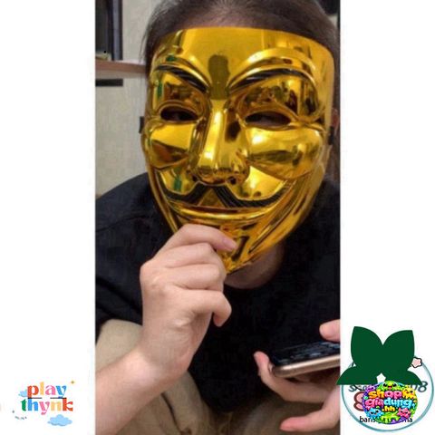 Mặt Nạ Hacker Anonymous Đặc Biệt - Phụ Kiện Thời Trang Cosplay Bí Ẩn Cho Bữa Tiệc Hóa Trang và Sự Kiện Công Nghệ