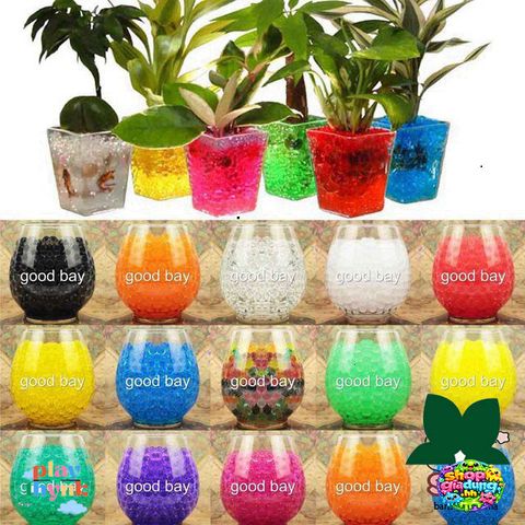 Hạt Tinh Thể Trồng Cây Dinh Dưỡng Slime Nhiều Màu - Thay Thế Đất, Giúp Cây Lớn Mạnh, Trang Trí Thiên Nhiên Thú Vị
