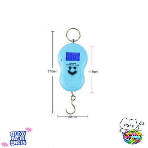 Cân Điện Tử Cầm Tay Mini 40kg - Màn Hình LCD, Thiết Kế Nhỏ Gọn, Độ Chính Xác Cao - Tiện Ích Đi Chợ và Đo Lường Hàng Hóa