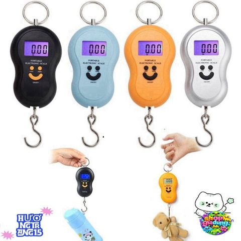 Cân Điện Tử Cầm Tay Mini 40kg - Màn Hình LCD, Thiết Kế Nhỏ Gọn, Độ Chính Xác Cao - Tiện Ích Đi Chợ và Đo Lường Hàng Hóa