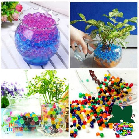 Hạt Tinh Thể Đẹp Mắt Rừng Cho Lọ Thủy Sinh - Trang Trí Cây Cảnh Sang Trọng, Nhiều Màu Sắc, Không Cần Đất