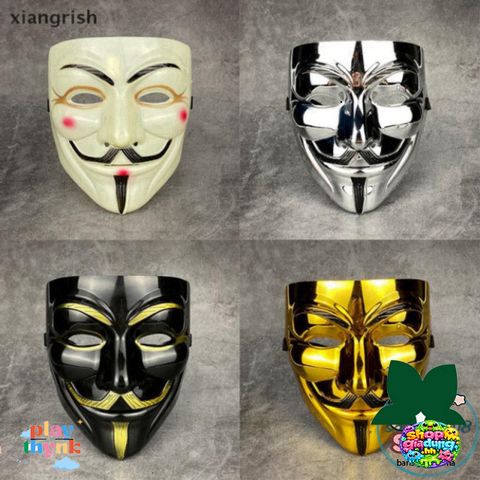 Mặt Nạ Giáng Sinh Hacker Vendetta [Xia] - Phụ Kiện Cosplay Độc Đáo Cho Tiệc Hóa Trang Halloween