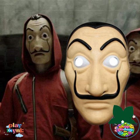 Mặt Nạ Nghệ Thuật Dali - Mặt Nạ Halloween Độc Đáo Cho Trẻ Em và Người Lớn, Thiết Kế Thân Thiện Môi Trường
