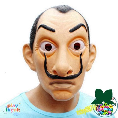 Mặt Nạ Nghệ Thuật Dali - Mặt Nạ Halloween Độc Đáo Cho Trẻ Em và Người Lớn, Thiết Kế Thân Thiện Môi Trường