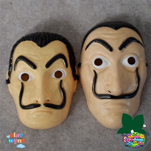 Mặt Nạ Nghệ Thuật Dali - Mặt Nạ Halloween Độc Đáo Cho Trẻ Em và Người Lớn, Thiết Kế Thân Thiện Môi Trường