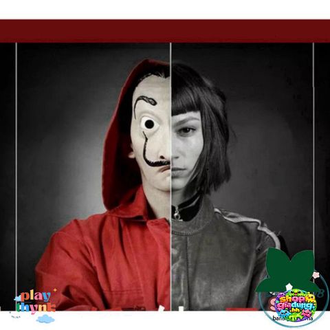 Mặt Nạ Nghệ Thuật Dali - Mặt Nạ Halloween Độc Đáo Cho Trẻ Em và Người Lớn, Thiết Kế Thân Thiện Môi Trường