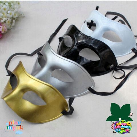Mặt Nạ Halloween JabbaWockeeZ Trắng - Mặt Nạ Trò Chơi Con Mực PVC An Toàn Cho Người Lớn & Trẻ Em - Dùng Trong Tiệc Hóa Trang