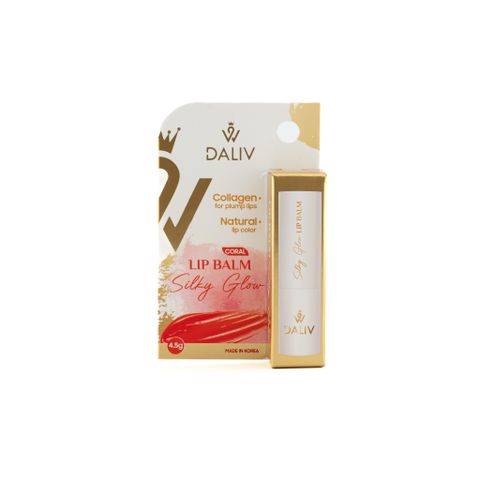 Son Dưỡng Môi Hàn Quốc Daliv Silky Glow 4.5g - Dưỡng Ẩm, Làm Mềm Môi, Công Thức Dầu Argan, Olive, Jojoba, Bơ Hạt Mỡ