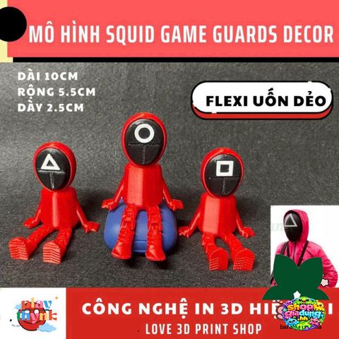 Mặt Nạ Cosplay 3D Trò Chơi Con Mực BOSS - Phụ Kiện Halloween Độc Đáo, Chất Liệu Nhựa PLA An Toàn, Đặt Trước Tại Việt Nam