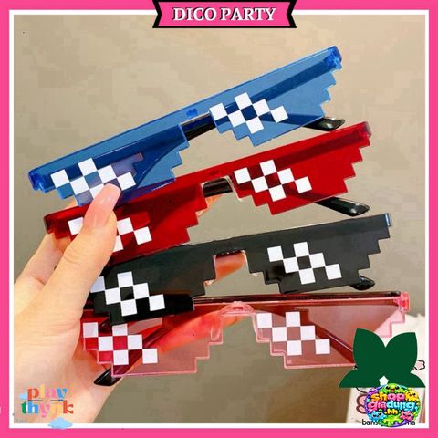 Kính Thug Life 6 Chấm Nhiều Màu - Phụ Kiện Chụp Ảnh Vui Nhộn Cho Trẻ Em và Người Lớn - Đạo Cụ Tiệc Tùng độc đáo