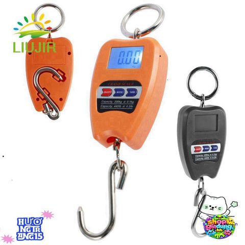 Cân Điện Tử Mini LIUJIR 200KG - Cân Treo Kỹ Thuật Số Độ Chính Xác Cao với Màn Hình LCD - Hoàn Hảo Cho Gia Đình, Du Lịch, Câu Cá