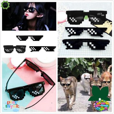 Kính Thug Life Like A Boss - Kính Mát Chất Ngầu Thời Thượng Dành Cho Nam Nữ, Thích Hợp Chụp Ảnh Nhóm Hot Trend 2023