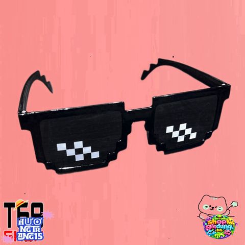 Kính Mát Thug Life 6 Chấm Thời Thượng - Phụ Kiện Anime, Manga Chống Bụi, Chất Liệu Nhựa ABS, Hot Trend Sống Ảo
