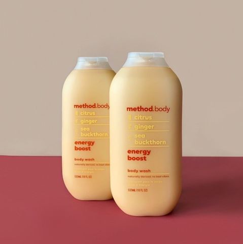 Sữa Tắm Method Body Wash Energy Boost 532ml - Hương Thơm Tươi Mát, Dùng Hằng Ngày Cho Cả Nam và Nữ, Xuất Xứ Úc