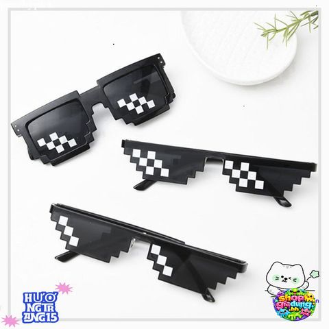 Kính Mát Thug Life Màu Peach Chất Lượng Cao - Kính Râm Cá Tính UV400 Dành Cho Nam Nữ, Phong Cách Vũ Trường