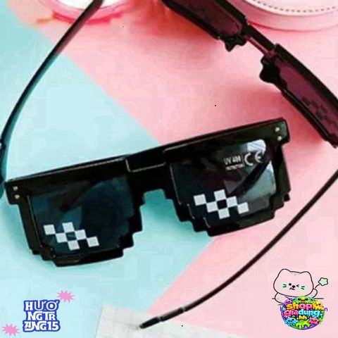 Kính Mát Thug Life 8-bit - Kính Mắt Hip Hop Thời Trang Độc Đáo Cho Nam Nữ - Phong Cách Cực Chất, Hot Trend 2022