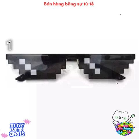 Kính Mát Thug Life 8-bit - Kính Mắt Hip Hop Thời Trang Độc Đáo Cho Nam Nữ - Phong Cách Cực Chất, Hot Trend 2022