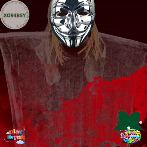 Mặt Nạ V for Vendetta Người Lớn - Mặt Nạ Halloween và Hóa Trang Cho Tiệc Fancy - Chất Liệu Nhựa An Toàn