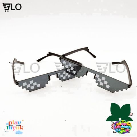 Kính Thug Life 6 Chấm Cao Cấp - Kính Mát Chất Chơi Đậm Chất Meme, Bảo Vệ UV, Phù Hợp Cho Game Thủ và Người Đam Mê Thời Trang