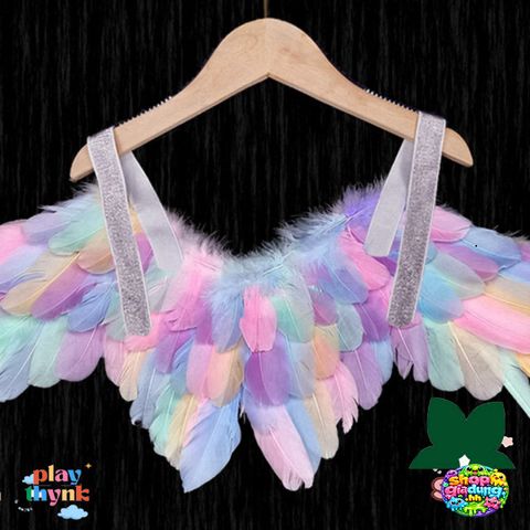 Cánh Đen & Trắng Gập Gọn Cosplay - Phụ Kiện Thời Trang Unisex Cho Đạo Cụ Biểu Diễn và Sân Khấu