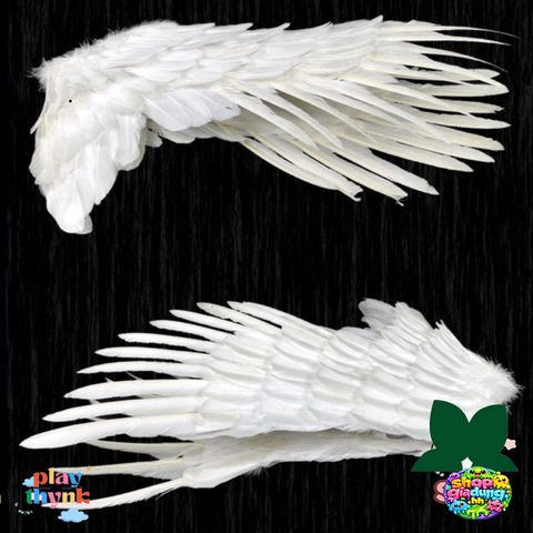 Cánh Đen & Trắng Gập Gọn Cosplay - Phụ Kiện Thời Trang Unisex Cho Đạo Cụ Biểu Diễn và Sân Khấu