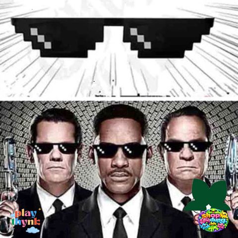 Kính Mát Thug Life Punk 6 Chấm Chống UV400 - Kính Mát Thời Trang Cho Nam Nữ, Thiết Kế Độc Đáo, Phong Cách Hài Hước