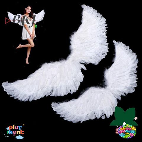 Cánh Thiên Thần Trắng Cho Bé - Lông Vũ Đẹp Nhẹ, Hoàn Hảo Dành Cho Tiệc Giáng Sinh, Hóa Trang, Đám Cưới, và Các Dịp Đặc Biệt