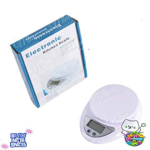Cân Điện Tử WH-B05 Chính Xác 1g Đến 5kg - Thiết Kế Sang Trọng, Dễ Sử Dụng Cho Nấu Ăn và Làm Bánh