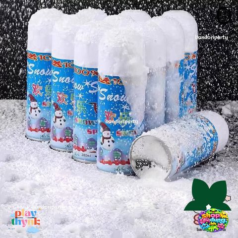 Bình Xịt Tuyết Nhân Tạo - Hiệu Ứng Tuyết Giáng Sinh Trang Trí - Phụ Kiện Tổ Chức Tiệc Noël Ấm Áp, Sống Ảo Thú Vị