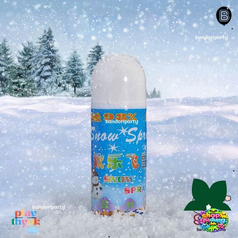 Bình Xịt Tuyết Nhân Tạo - Hiệu Ứng Tuyết Giáng Sinh Trang Trí - Phụ Kiện Tổ Chức Tiệc Noël Ấm Áp, Sống Ảo Thú Vị