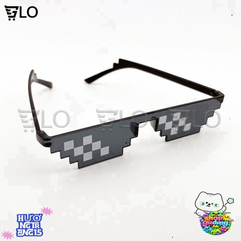 Kính Thug Life 6 Chấm Mắt Xanh - Phụ Kiện Thời Trang Đậm Chất Game Thủ và Meme Huyền Thoại, Bảo Vệ UV, Tiện Lợi Cho Mọi Khuôn Mặt