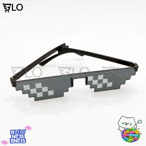 Kính Thug Life 6 Chấm Mắt Xanh - Phụ Kiện Thời Trang Đậm Chất Game Thủ và Meme Huyền Thoại, Bảo Vệ UV, Tiện Lợi Cho Mọi Khuôn Mặt