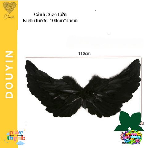 Cánh Thiên Thần Trắng Vũ Nữ - Phụ Kiện Hóa Trang Halloween, Trang Phục Công Chúa & Cosplay Độc Đáo cho Lễ Hội và Tiệc Tùng
