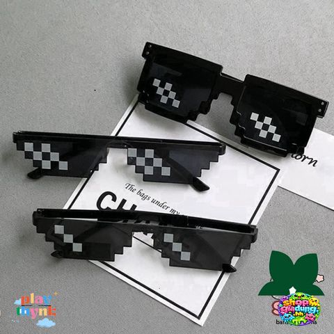 Kính Mát Mosaic Thug Life Cá Tính - Kính Chống UV, Độc Đáo Cho Nam Nữ, Thời Trang Disco Dancing