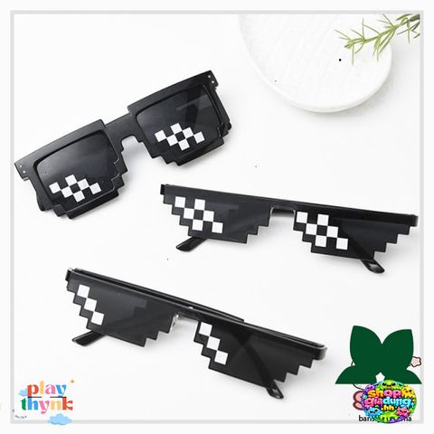 Kính Mát Mosaic Thug Life Cá Tính - Kính Chống UV, Độc Đáo Cho Nam Nữ, Thời Trang Disco Dancing