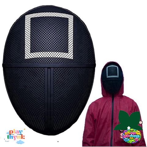 Mặt Nạ BOSS Squid Game - Phụ Kiện Hóa Trang Halloween - Trò Chơi Con Mực 2021, Đồ Chơi Tiệc Tùng, Cosplay Thú Vị