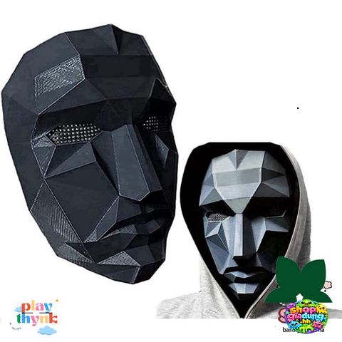 Mặt Nạ BOSS Squid Game - Phụ Kiện Hóa Trang Halloween - Trò Chơi Con Mực 2021, Đồ Chơi Tiệc Tùng, Cosplay Thú Vị