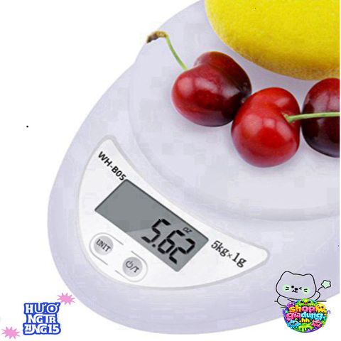 Cân Điện Tử Mini B05 - Cân Nhà Bếp Chính Xác 5kg, Đo Đạc Chính Xác Từng Gram, Dụng Cụ Hữu Ích cho Gia Đình