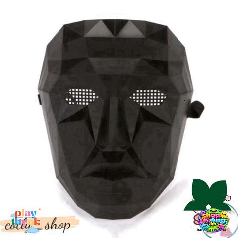 Mặt Nạ Thống Trị Boss - Phụ Kiện Trang Trí Halloween Chơi Squid Game - Dành Cho Fan Bộ Phim Kinh Điển Hàn Quốc